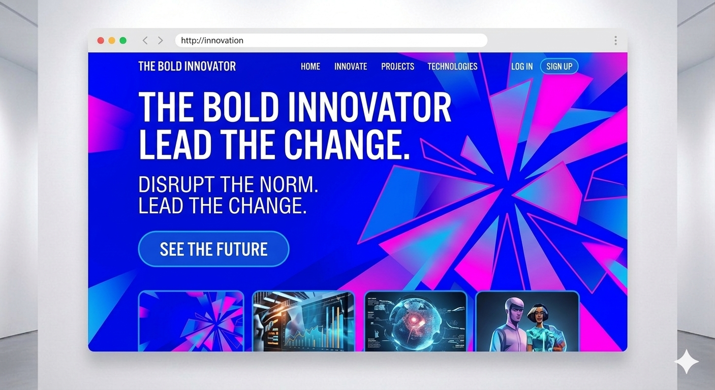 The Bold Innovator design direction